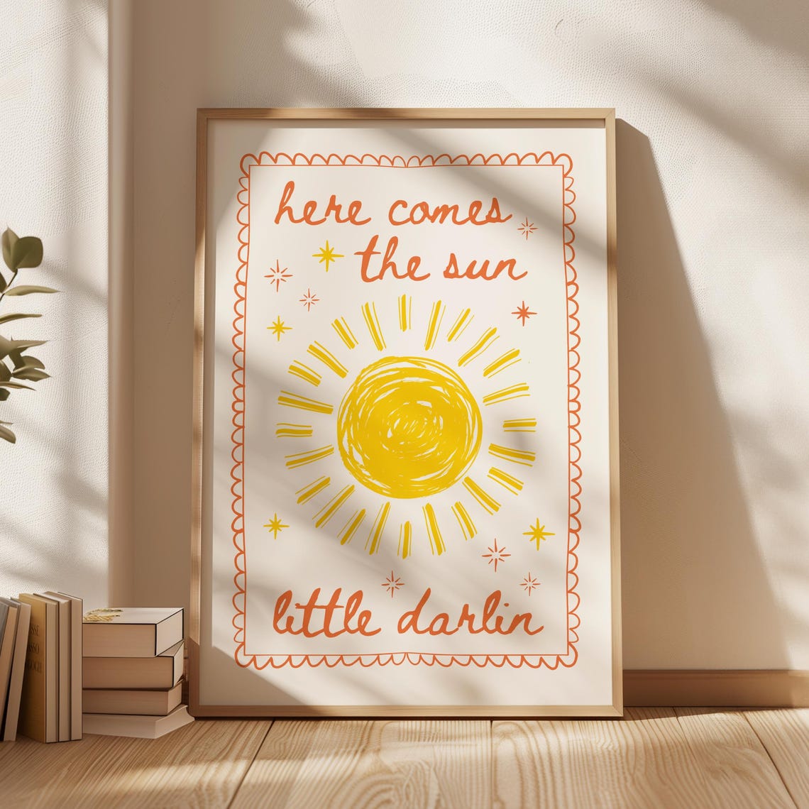 Here Comes The Sun Little Darling Art Print