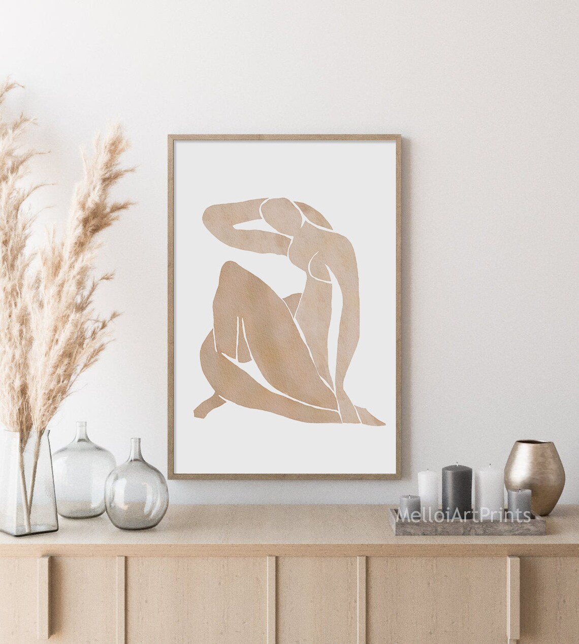 Matisse-Inspired Abstract Print, Minimalist Wall Decor - Image 2