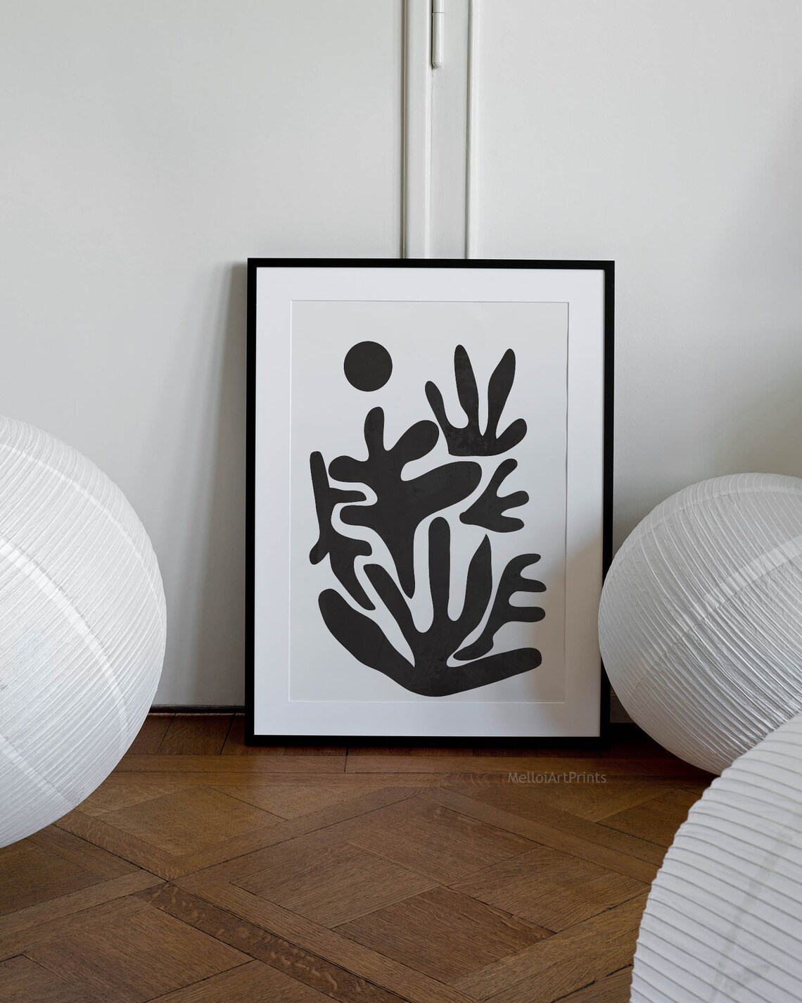 Abstract Coral Print Matisse Style Art Print Print Modern Abstract Art Modern Print - Image 2