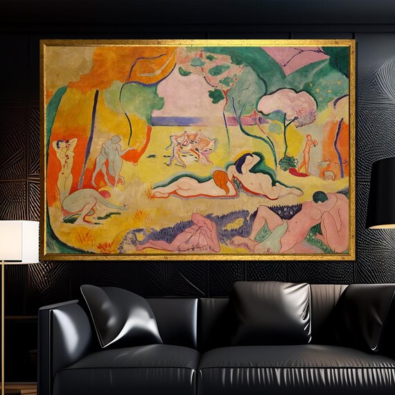 Henri Matisse The Joy of Life Fauvism Landscape Painting Poster