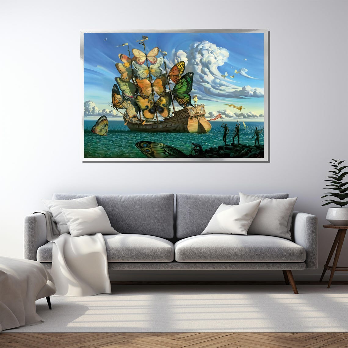 Vladimir Kush Winged Ship Butterfly Sails Surrealist Ocean Poster - Image 5