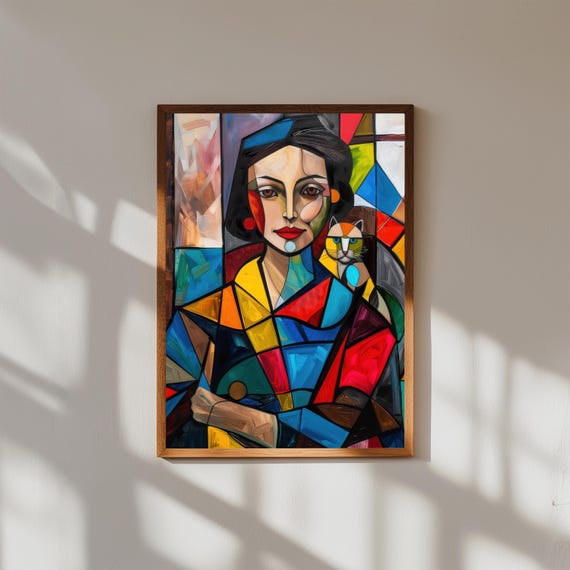 Picasso Dora Maar Print Cubist Portrait Abstract Fine Art