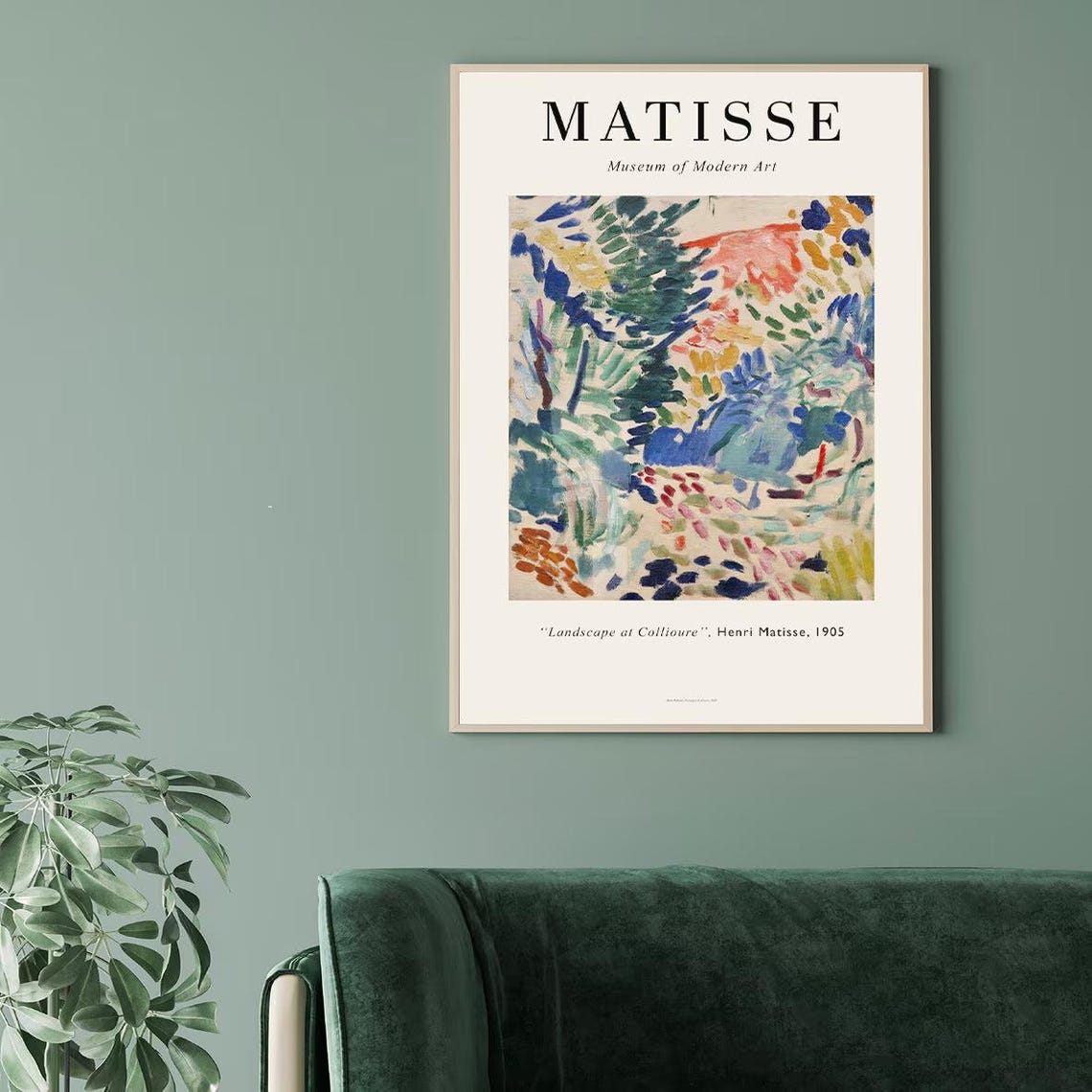 Matisse Landscape at Collioure 1905 Fauvist Museum Exhibition Poster - Image 3