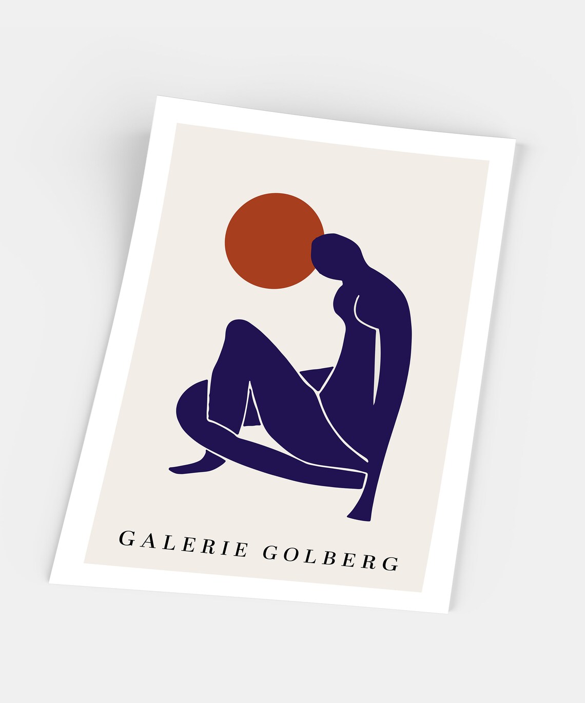 Matisse Blue Nude Abstract Poster, Minimalist Art - Image 5