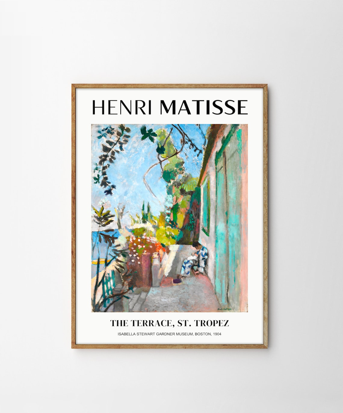 Henri Matisse The Terrace St Tropez 1904 Fauvist Color Poster - Image 4