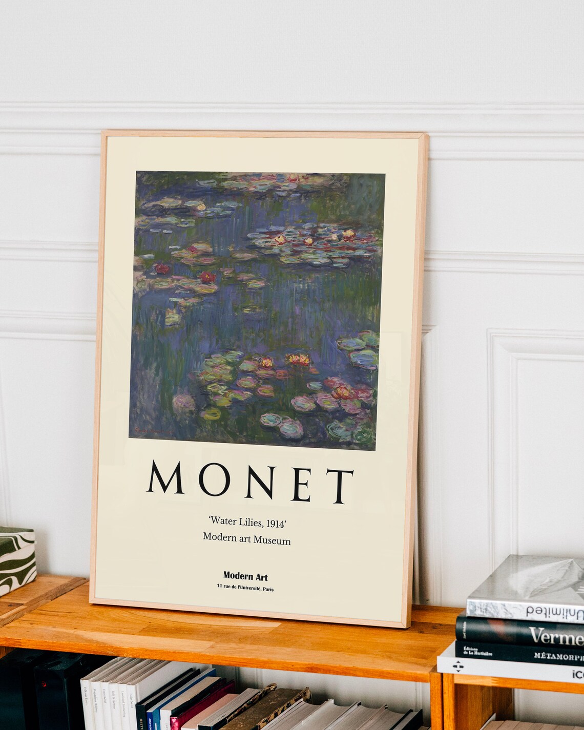 Claude Monet Water Lilies 1914 Impressionist Pond Exhibition Poster - Image 3