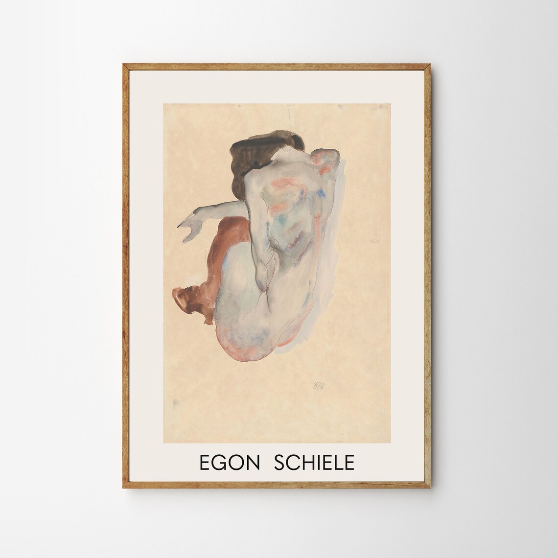 Egon Schiele Exhibition Poster, Museum Art Print - Image 4
