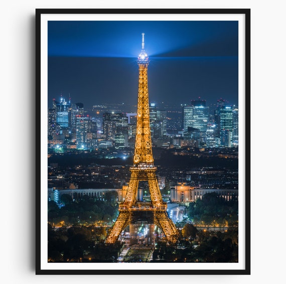 Paris Travel Print Eiffel Tower Paris Poster Eiffel Tower Print Original Art Print Paris Wall Art Paris Photo Wall Decor France