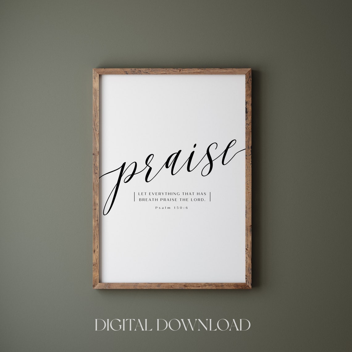 Let Everything That Has Breath Praise the Lord Psalm 150 Print