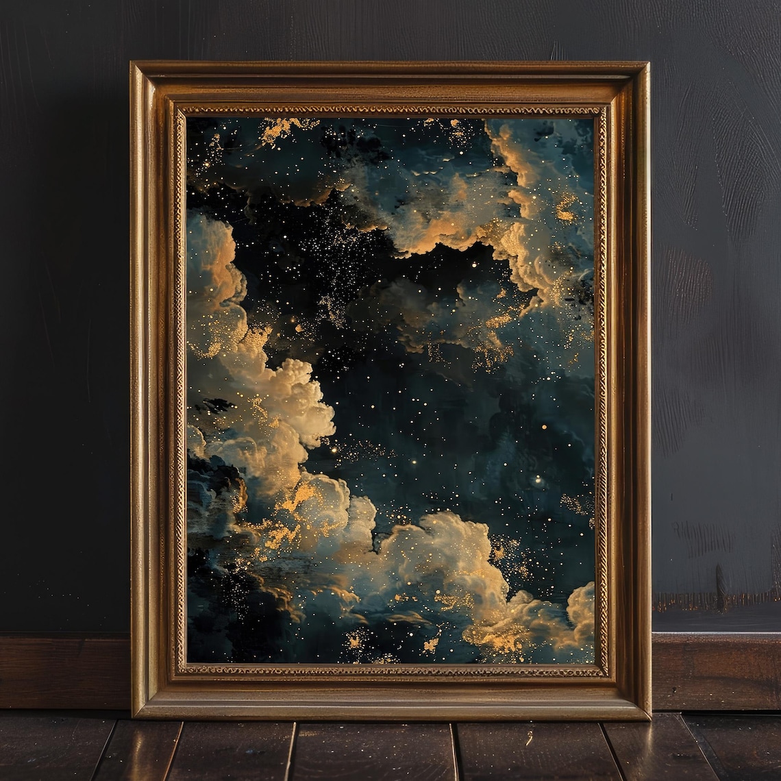 Moody Celestial Art Print, Dark Academia Decor