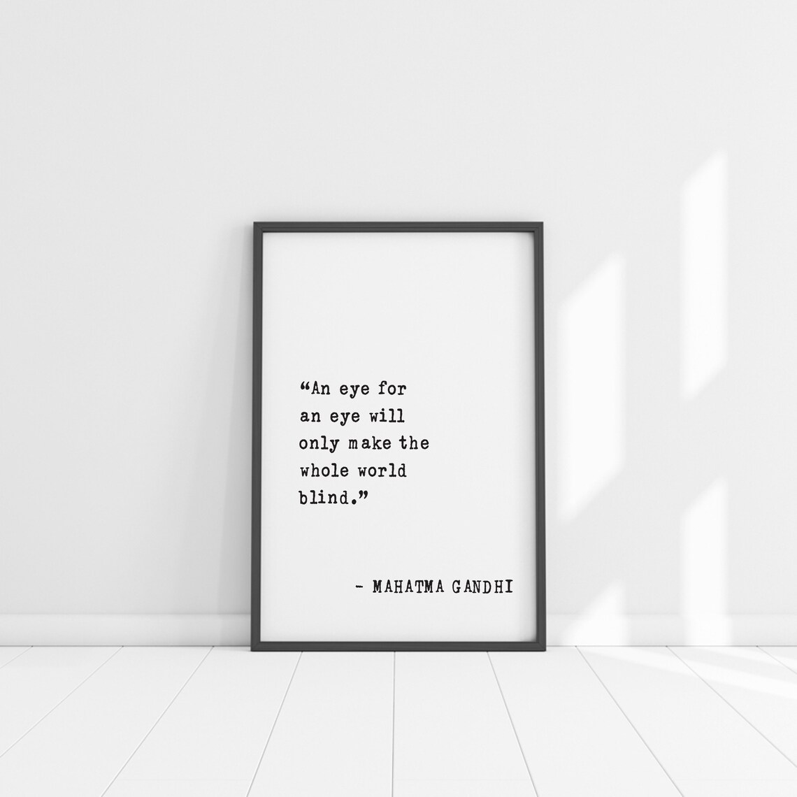 Mahatma Gandhi Quote, Forgiveness Motivation Art Print - Image 5