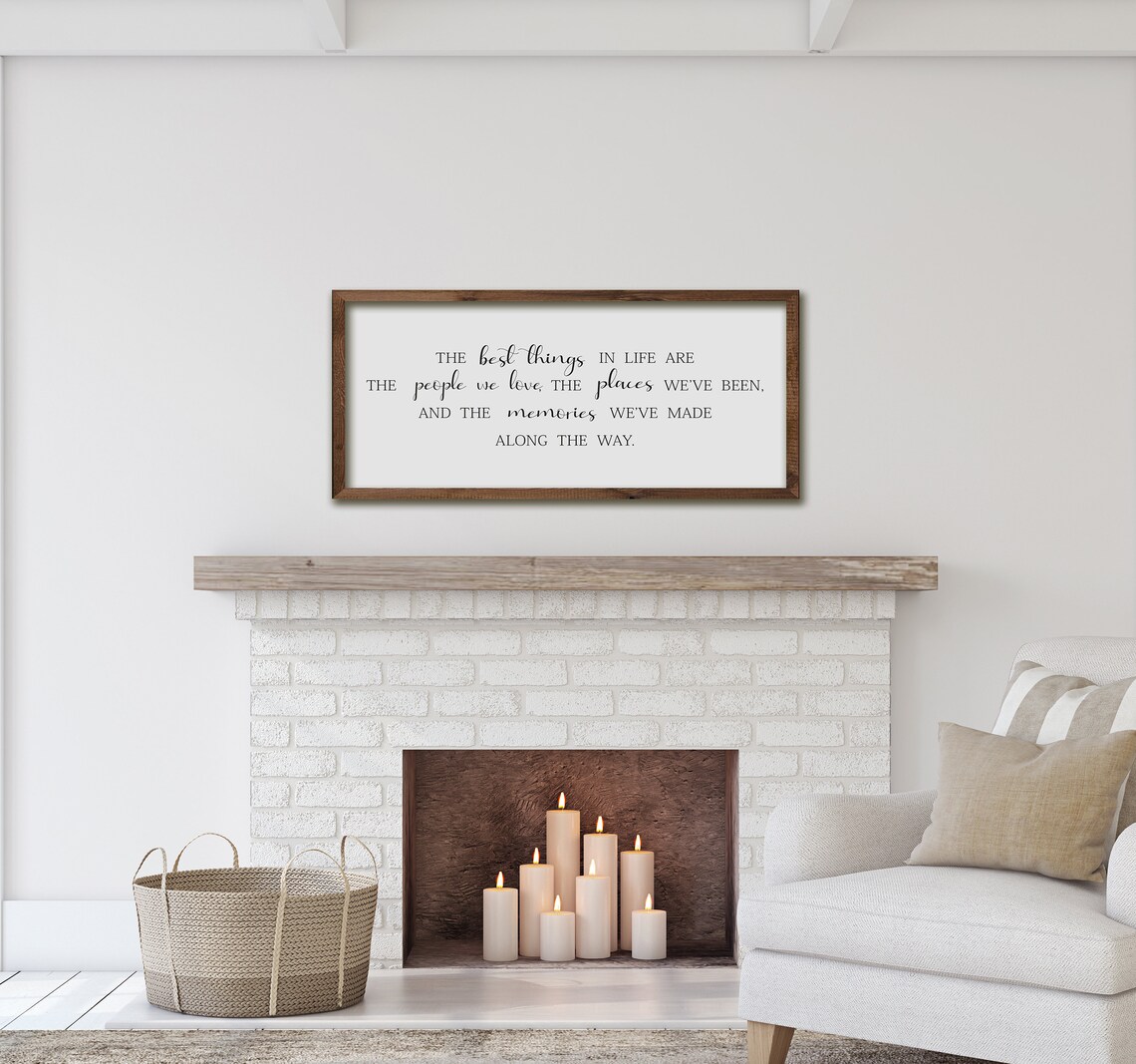 The Best Things In Life Farmhouse Quote Art Print - Image 4