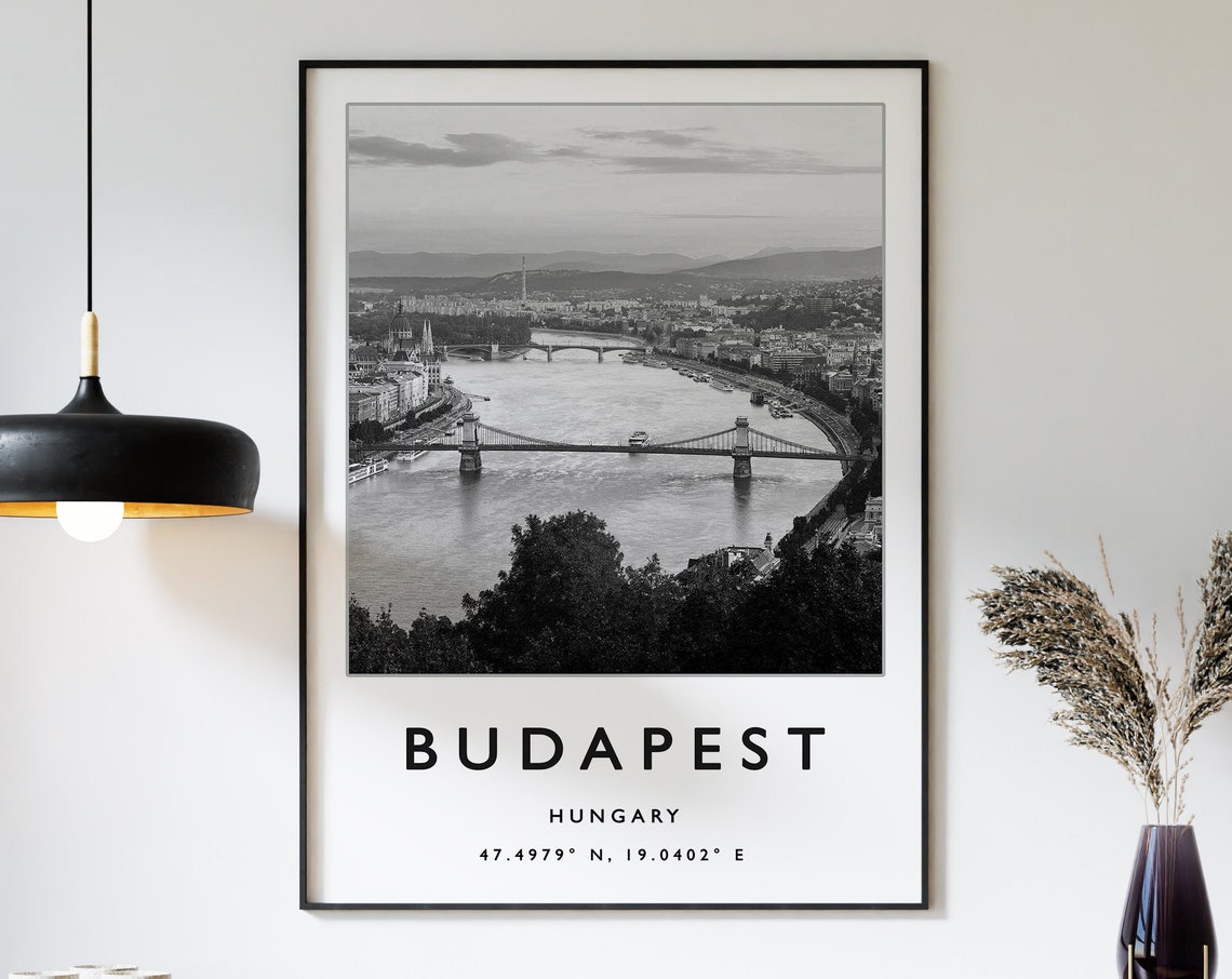 Budapest Travel Print Budapest Travel Poster Hungary Travel Poster European Travel Art Print Photographic Wall Art Travel Print
