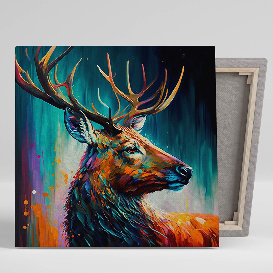 Deer Art Print, Wildlife and Forest Wall Decor