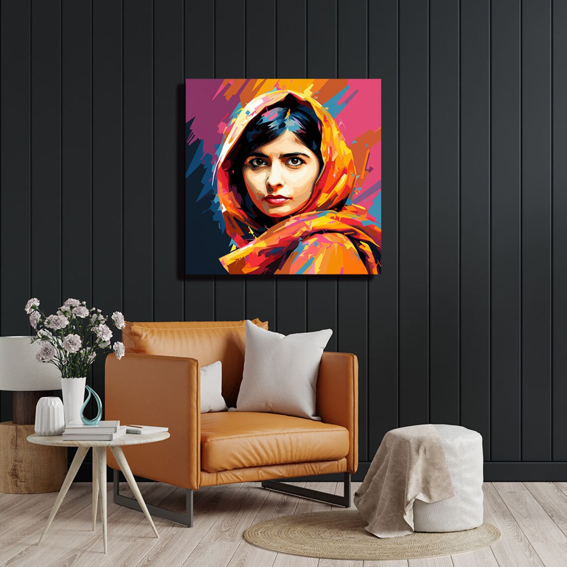 Malala Yousafzai Art Print, Girl Power Portrait - Image 5