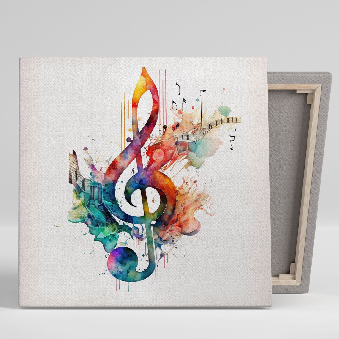 Symphony Music Room Art Print, Musical Wall Decor