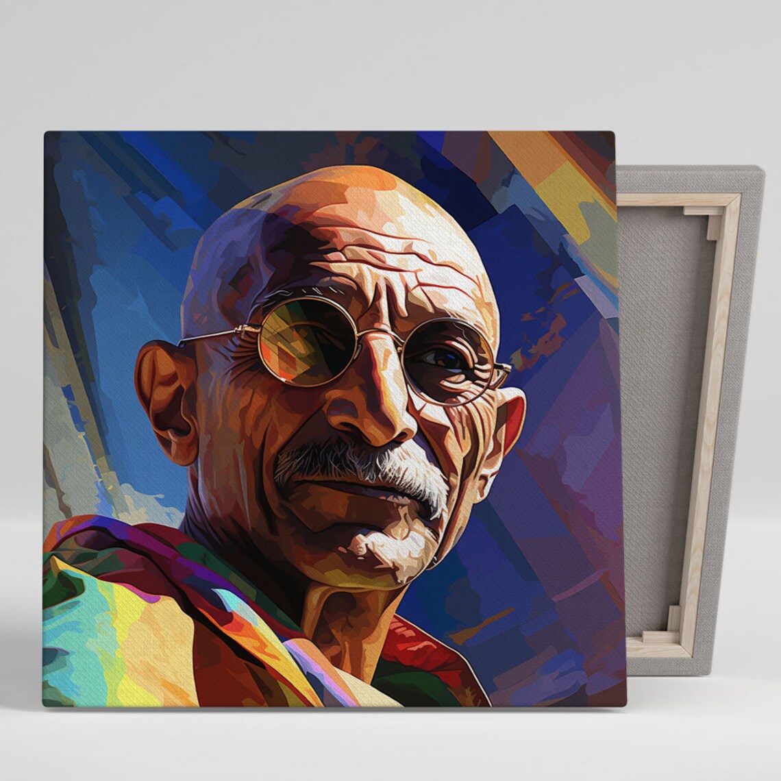 Gandhi Inspirational Wall Art Print, Motivational Decor