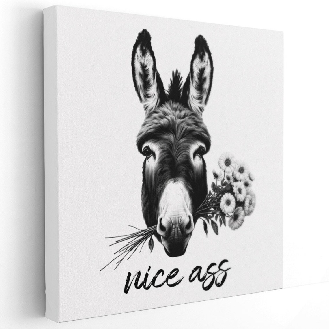 Donkey Modern Decor Poster, Bathroom Wall Art - Image 3