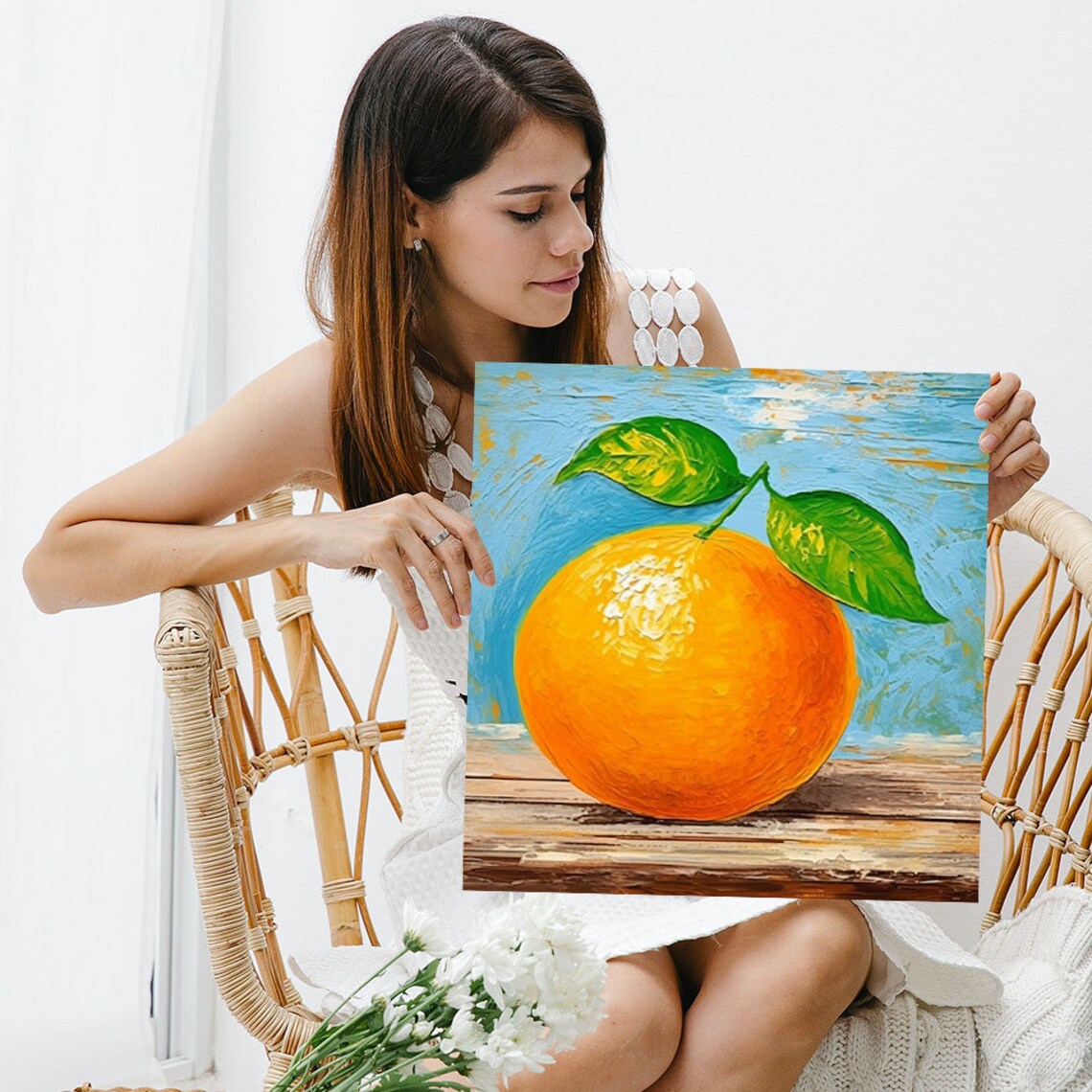 Citrus Wall Decor, Whimsical Kitchen Art Print - Image 3