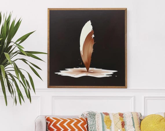 Contemporary Abstract Art Print Soft Art Neutral Modern Minimalist Poster Instant Wall Decor