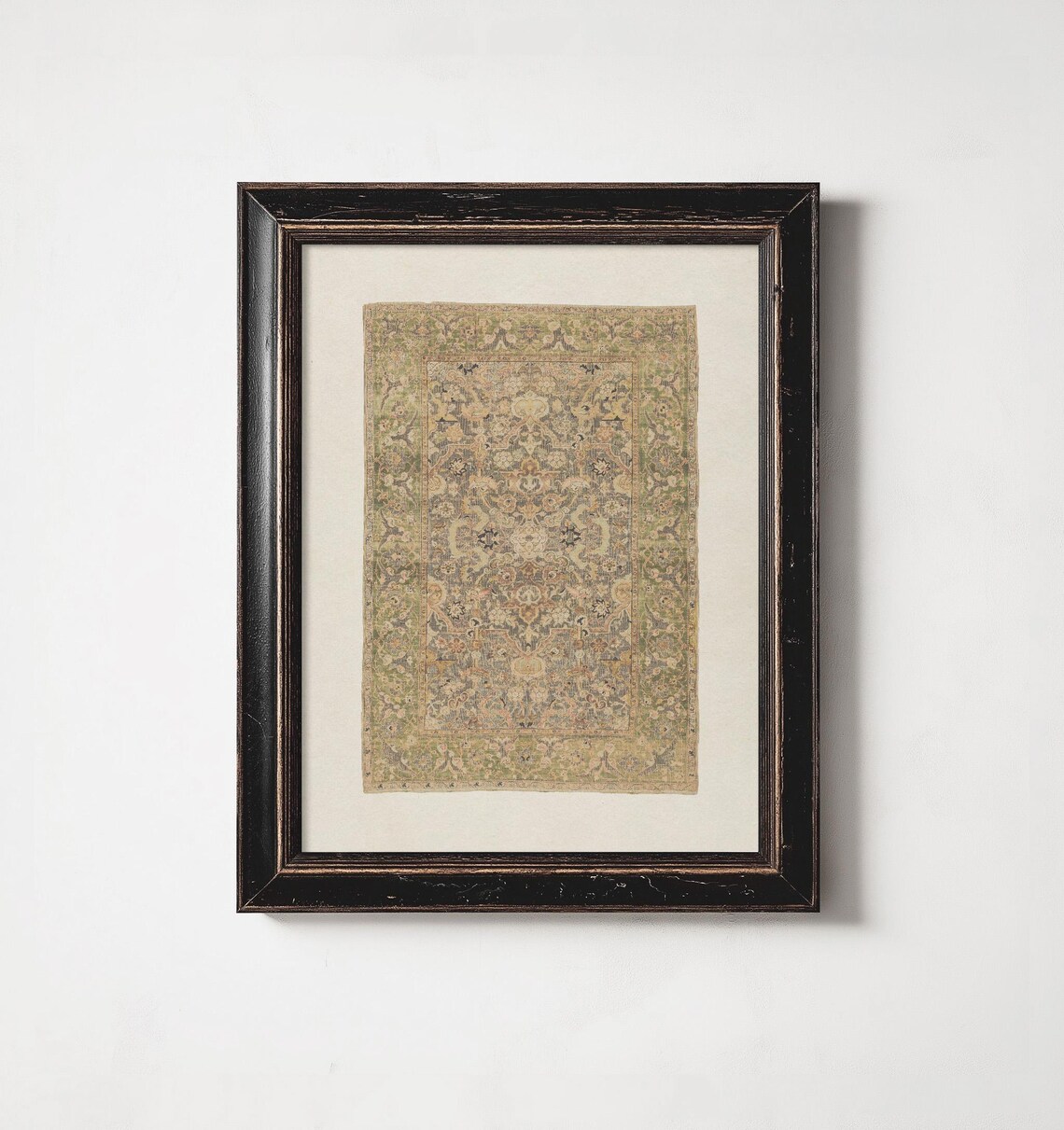 Vintage Textile Wall Art, Antique Tapestry - Image 2