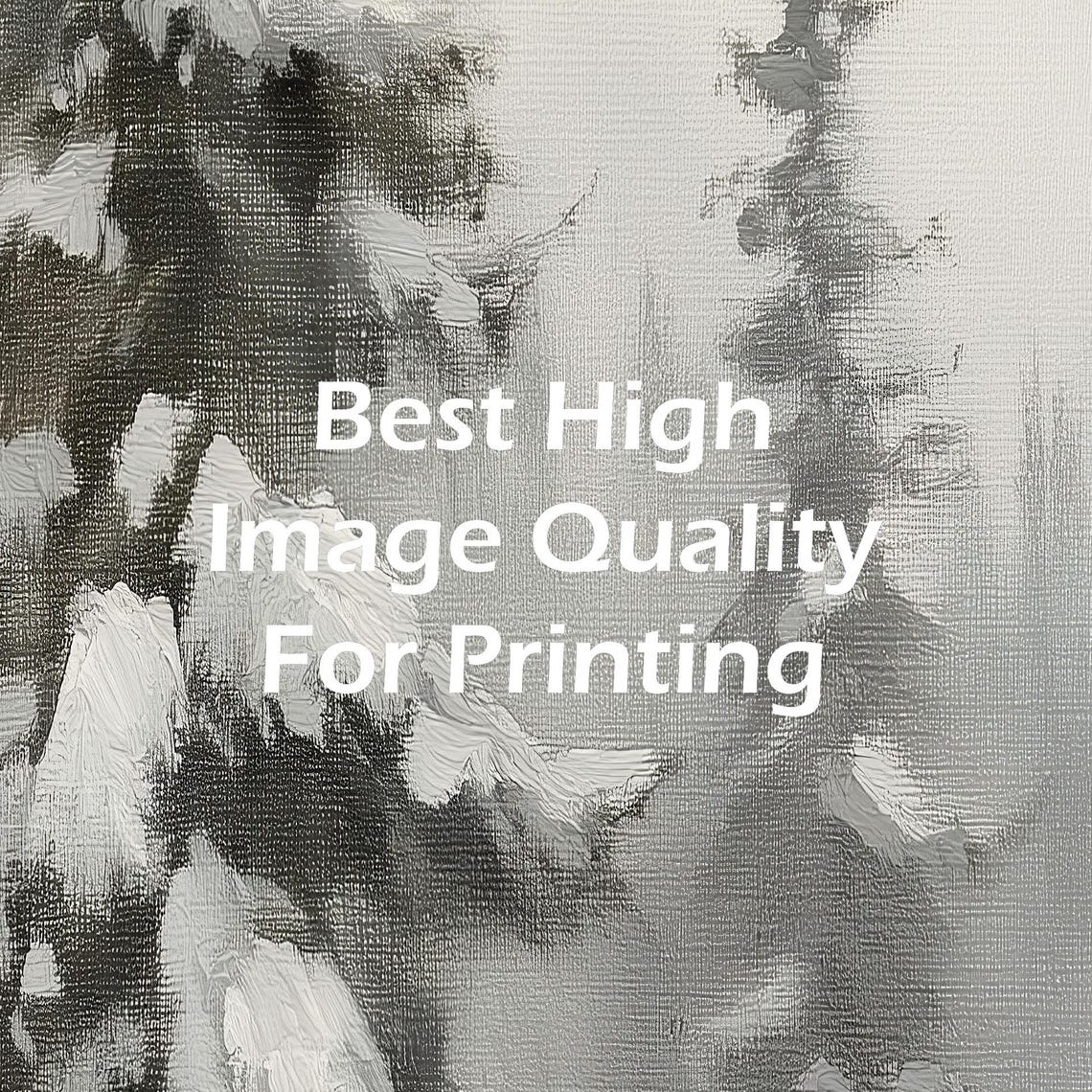 Misty Snow Covered Pine Forest Winter Landscape Oil Painting Poster - Image 2