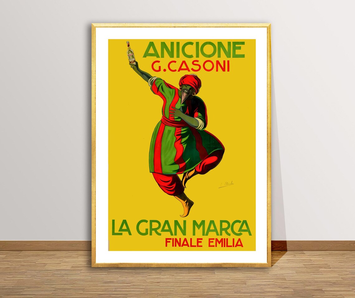Anicione G Casoni La Gran Marca Finale Emilia Vintage Italian Poster - Image 2