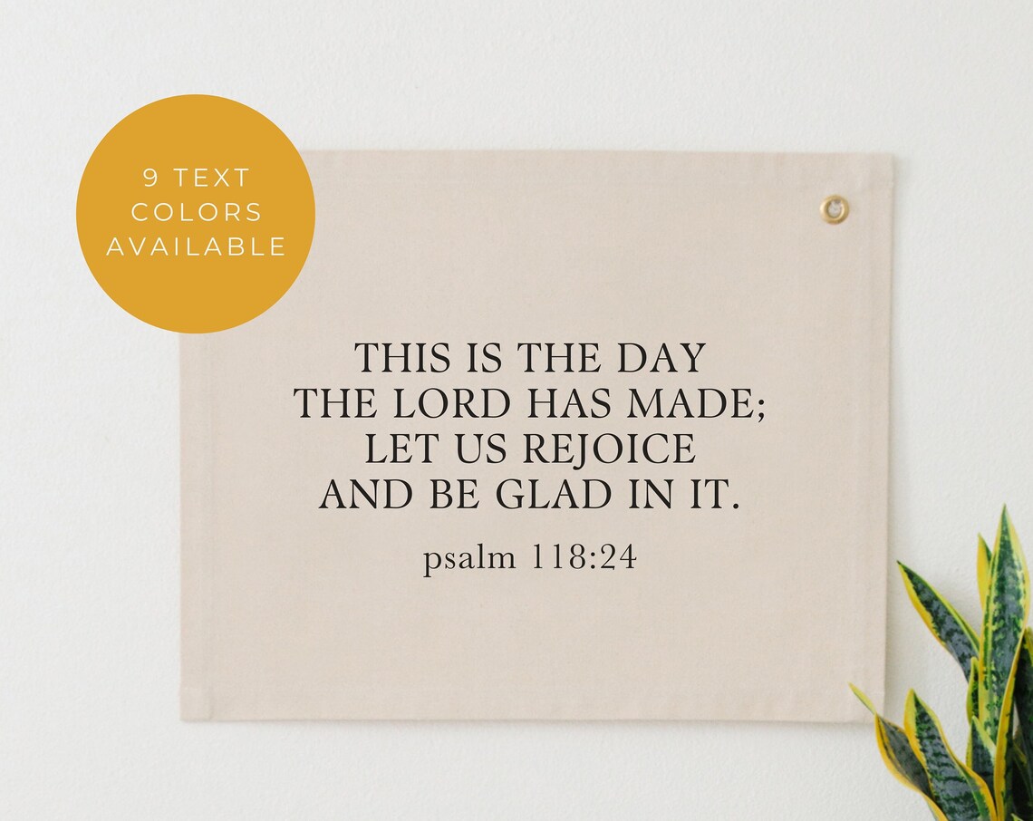 This Is The Day Scripture Wall Decor Art Print