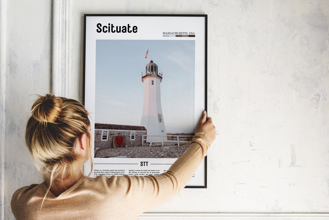 Scituate Poster Scituate Print Scituate Wall Art United States Photo United States Poster United States Print Travel Poster - Image 2