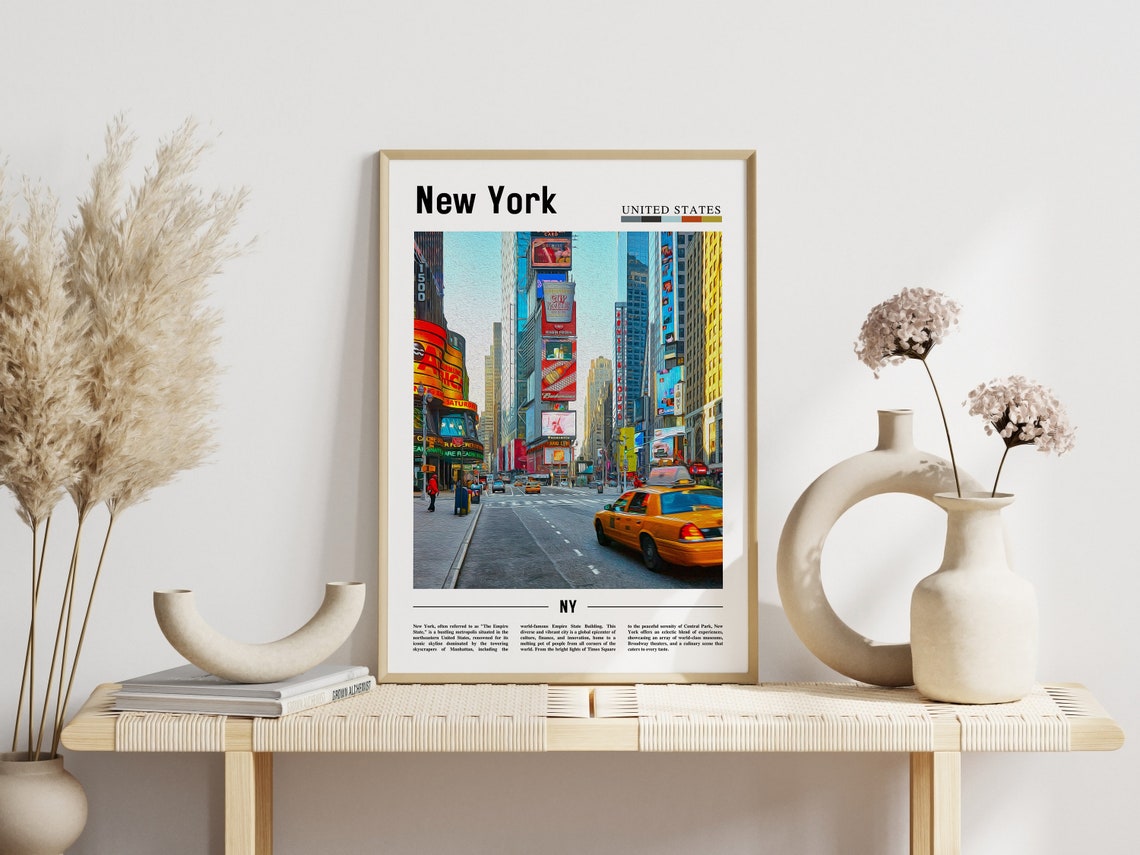 New York Poster New York Print New York Wall Art Ny Photo Ny Poster Ny Print New York Photo Travel Poster - Image 3