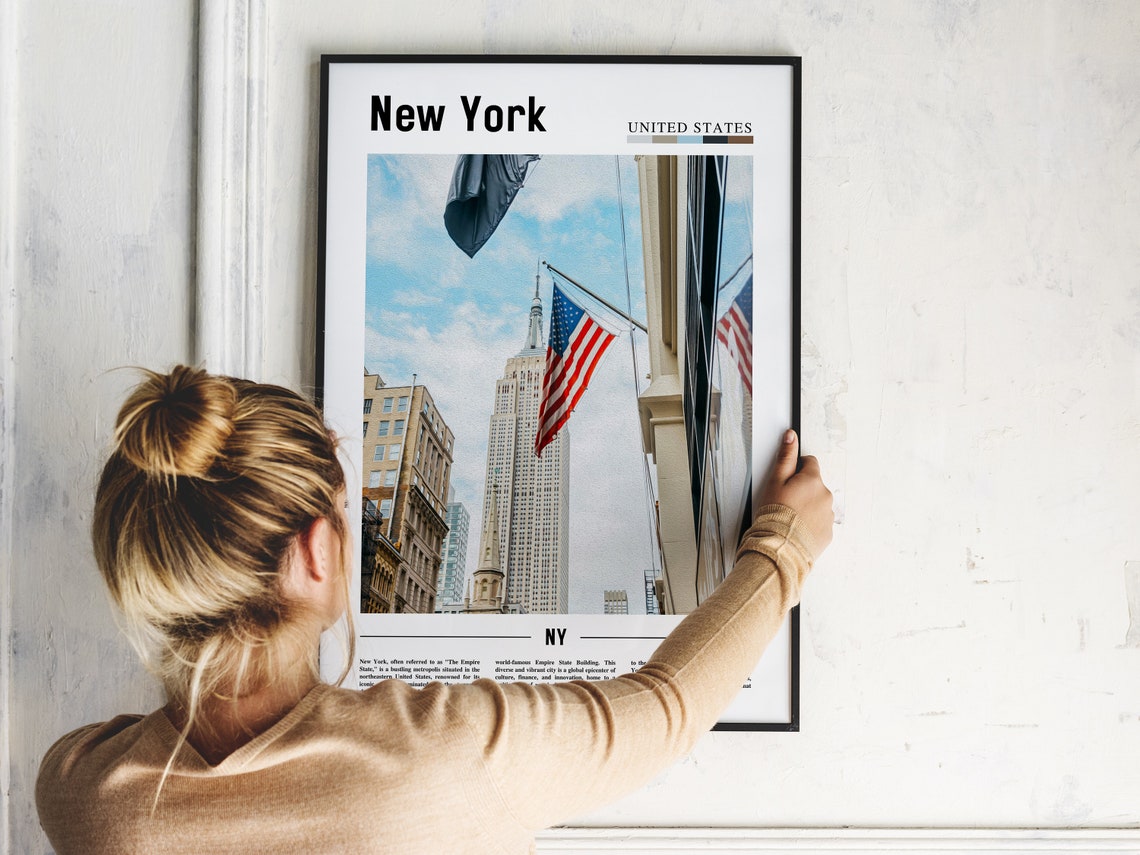 New York Poster New York Print New York Wall Art Ny Photo Ny Poster Ny Print New York Photo Travel Poster - Image 2