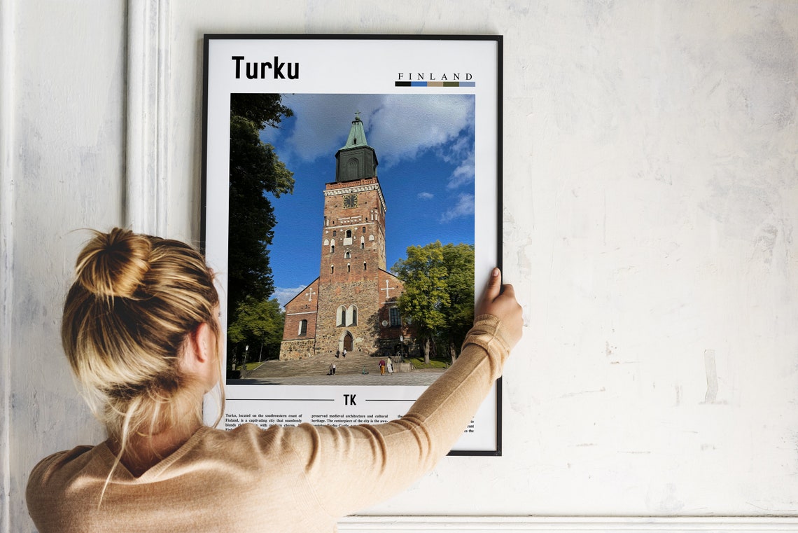 Turku Poster Turku Print Turku Wall Art Europe Photo Europe Poster Europe Print Travel Poster - Image 2
