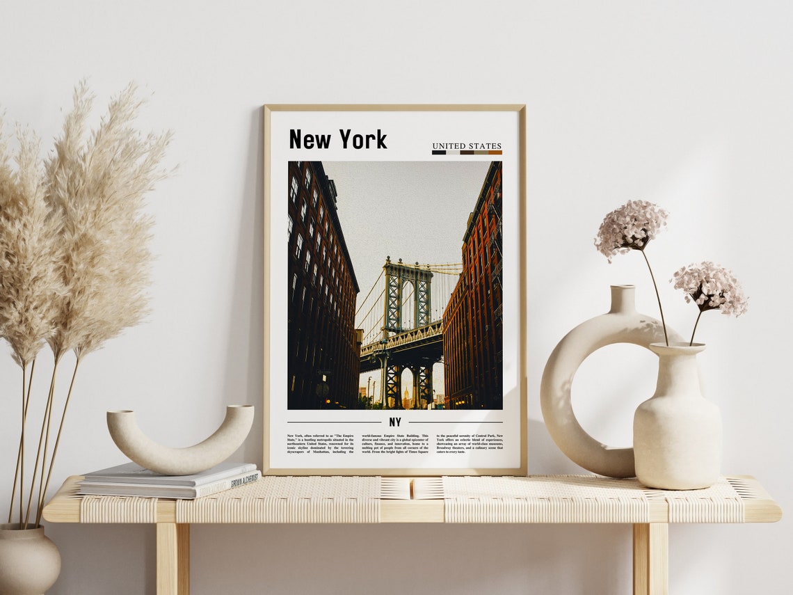 New York Poster New York Print New York Wall Art Ny Photo Ny Poster Ny Print New York Photo Travel Poster - Image 3