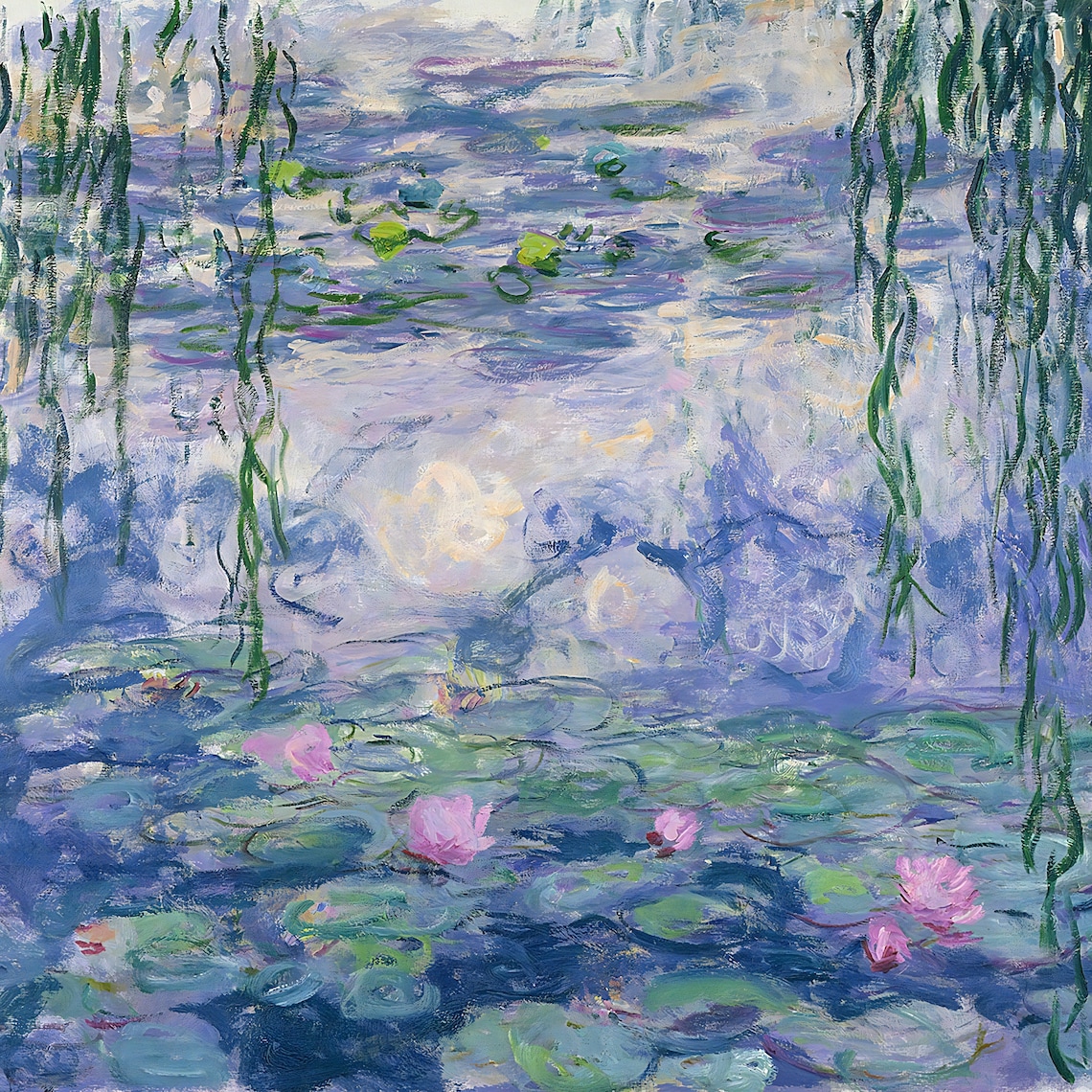 Claude Monet Water Lilies Impressionist Garden Art Print - Image 3