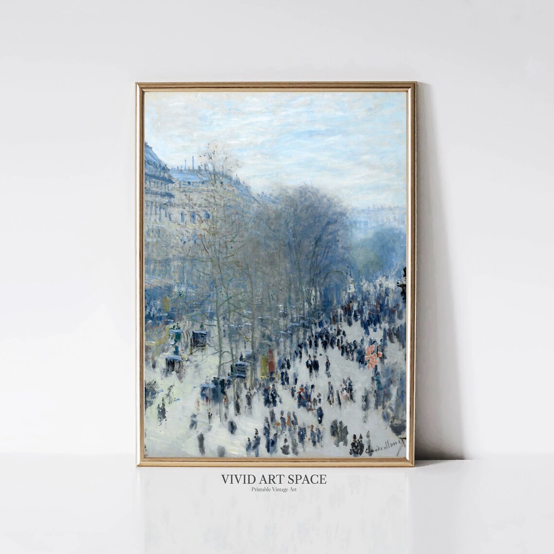 Boulevard Des Capucines by Claude Monet, Paris Art Print - Image 3