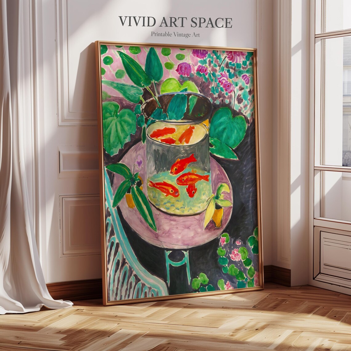 Henri Matisse Goldfish, Colorful Wall Art Print