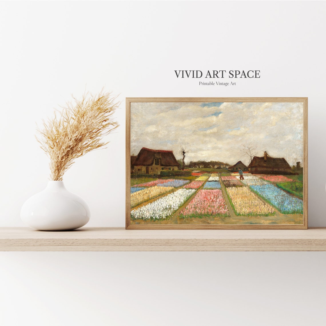 Vincent van Gogh Bulb Fields in Holland Dutch Spring Art Print - Image 3