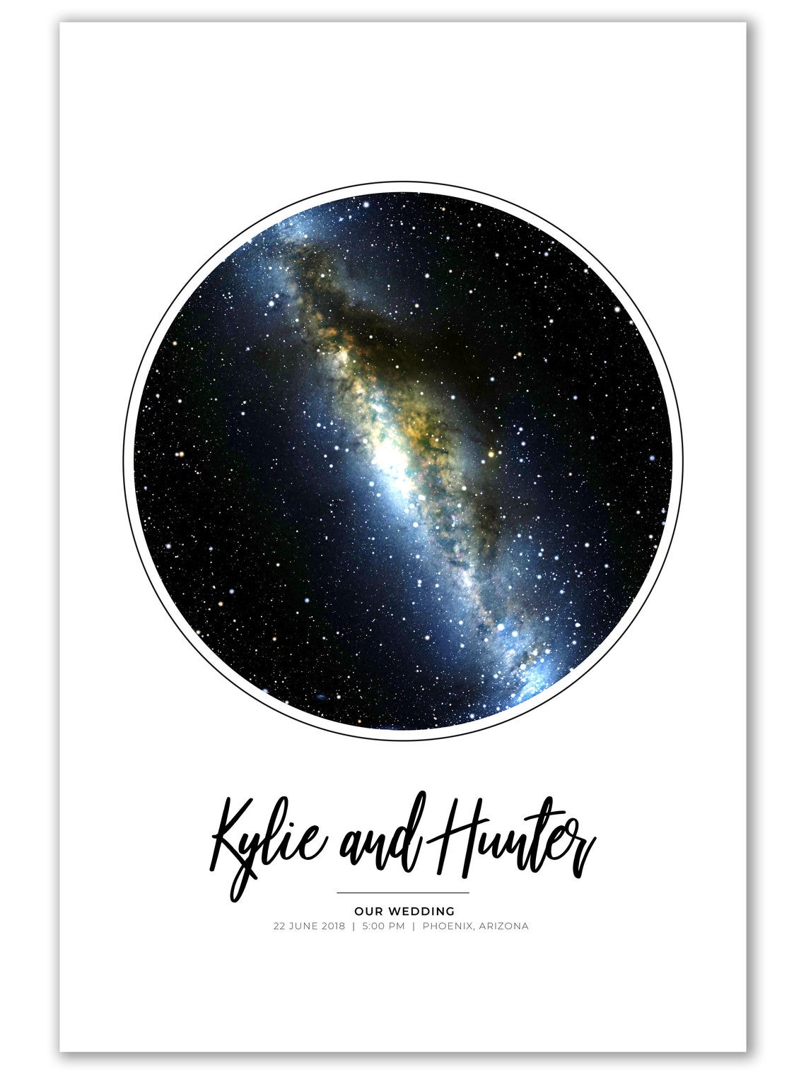 Personalized Star Map - Custom Night Sky - Image 4