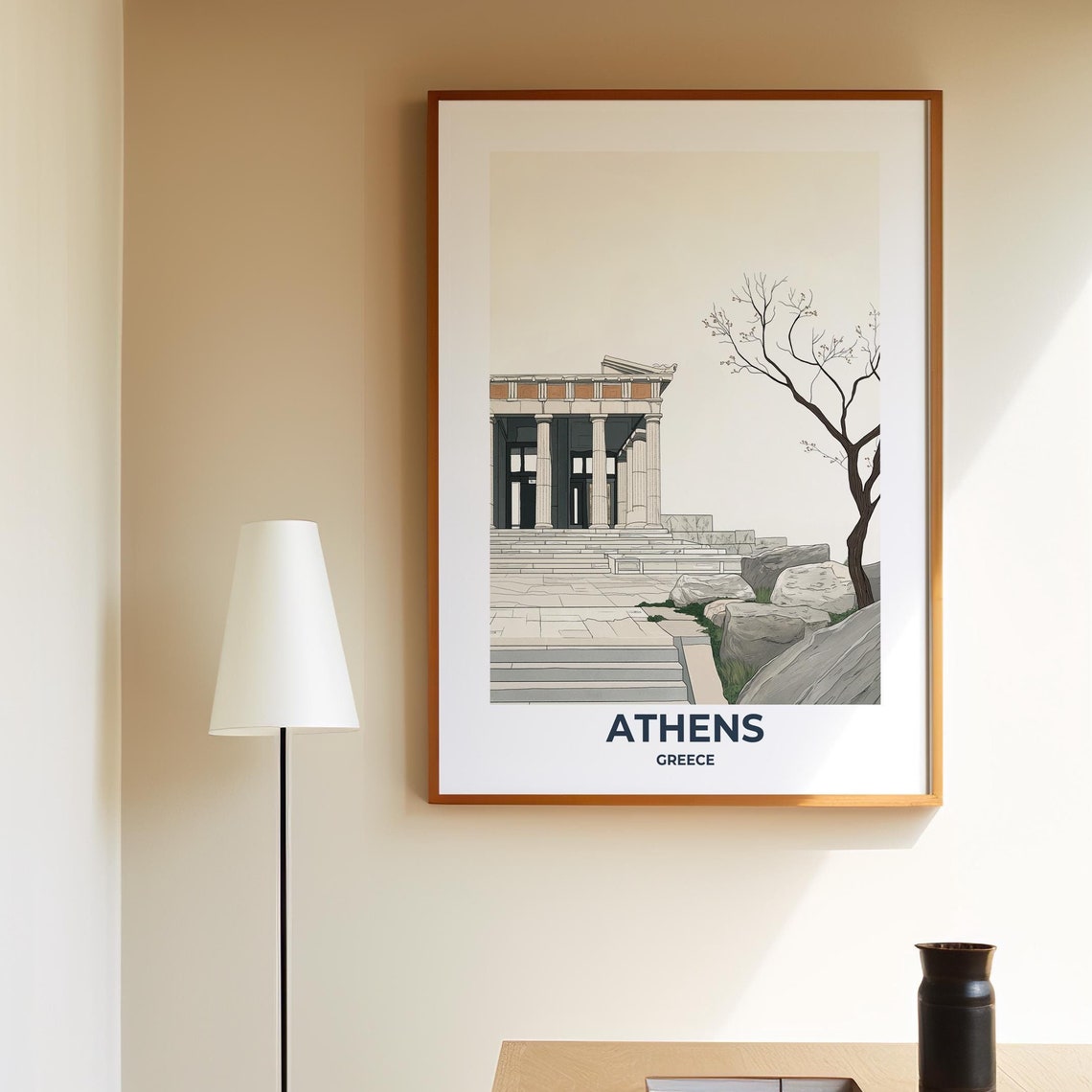 Athens Travel Poster Athens Poster Athens Travel Print Athens City Print Travel Print Travel Poster Athens Wall Decor Greece Poster - Image 6