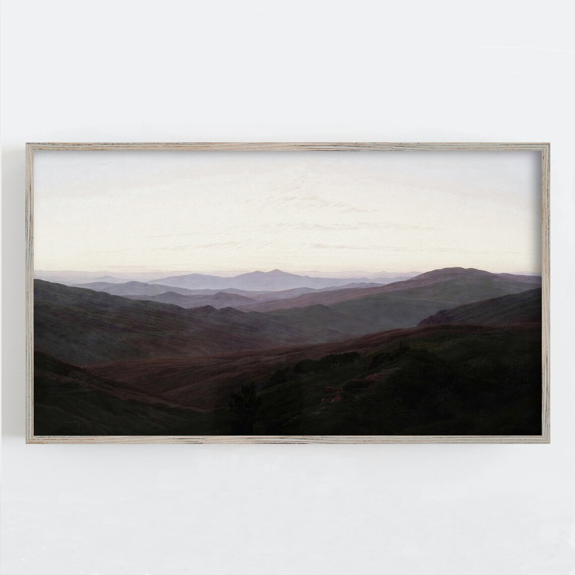 Mountain Landscape Vintage Minimalist Art Print
