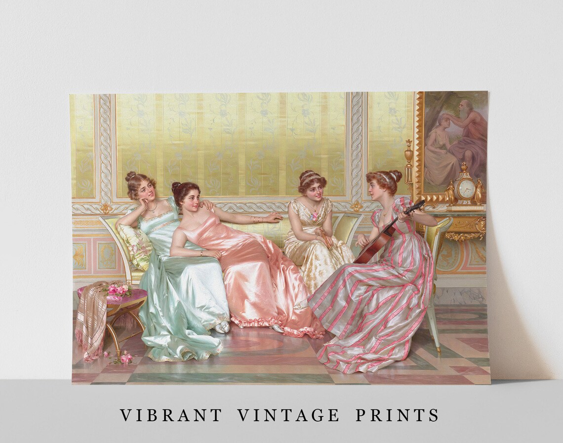 Vintage Victorian Women Art Print, Antique Portraits - Image 5