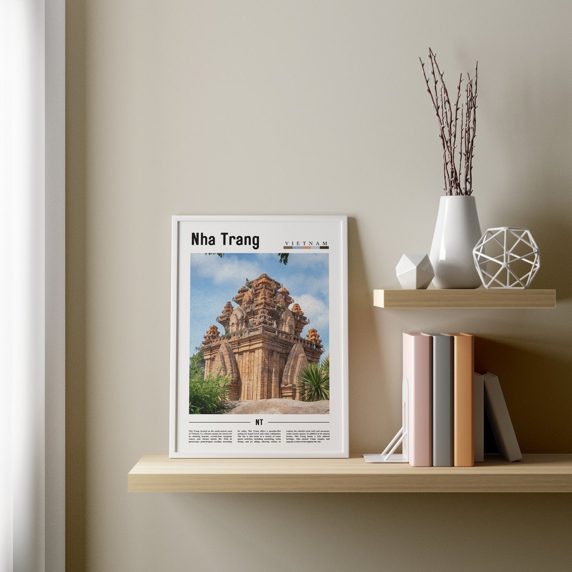 Nha Trang Poster Nha Trang Print Nha Trang Wall Art Asia Print Asia Poster Asia Photo Minimal Travel Poster - Image 3