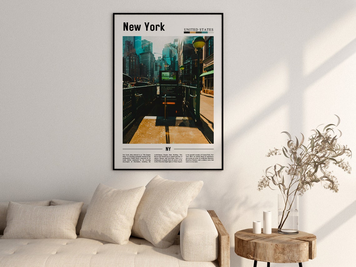 New York Poster New York Print New York Wall Art Ny Photo Ny Poster Ny Print New York Photo Travel Poster - Image 2