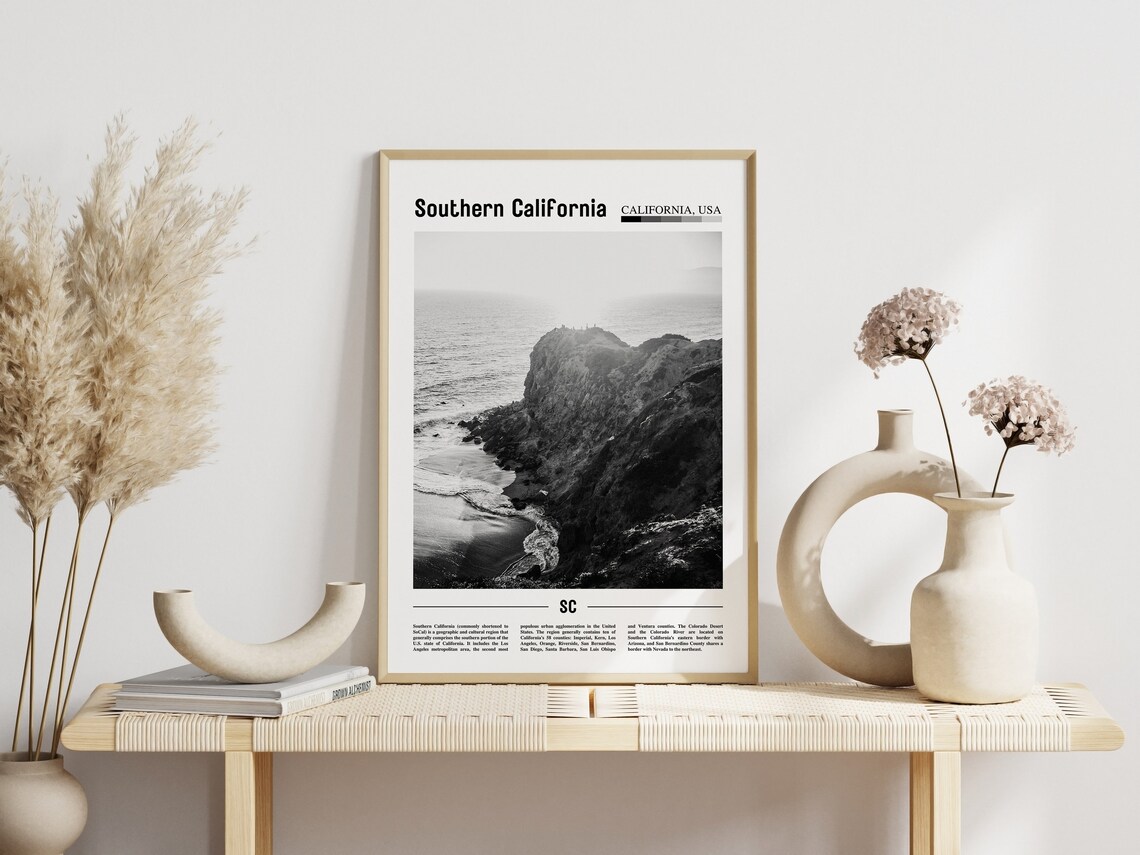Southern California, Minimal Travel Poster - Image 6