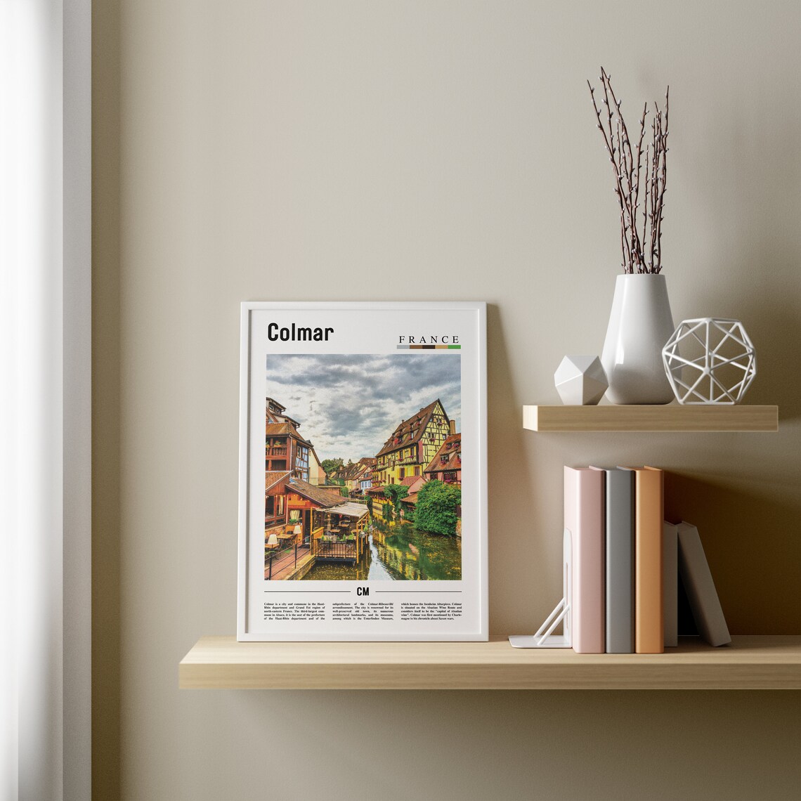 Colmar Travel Poster, Colorful City Artwork - Image 3