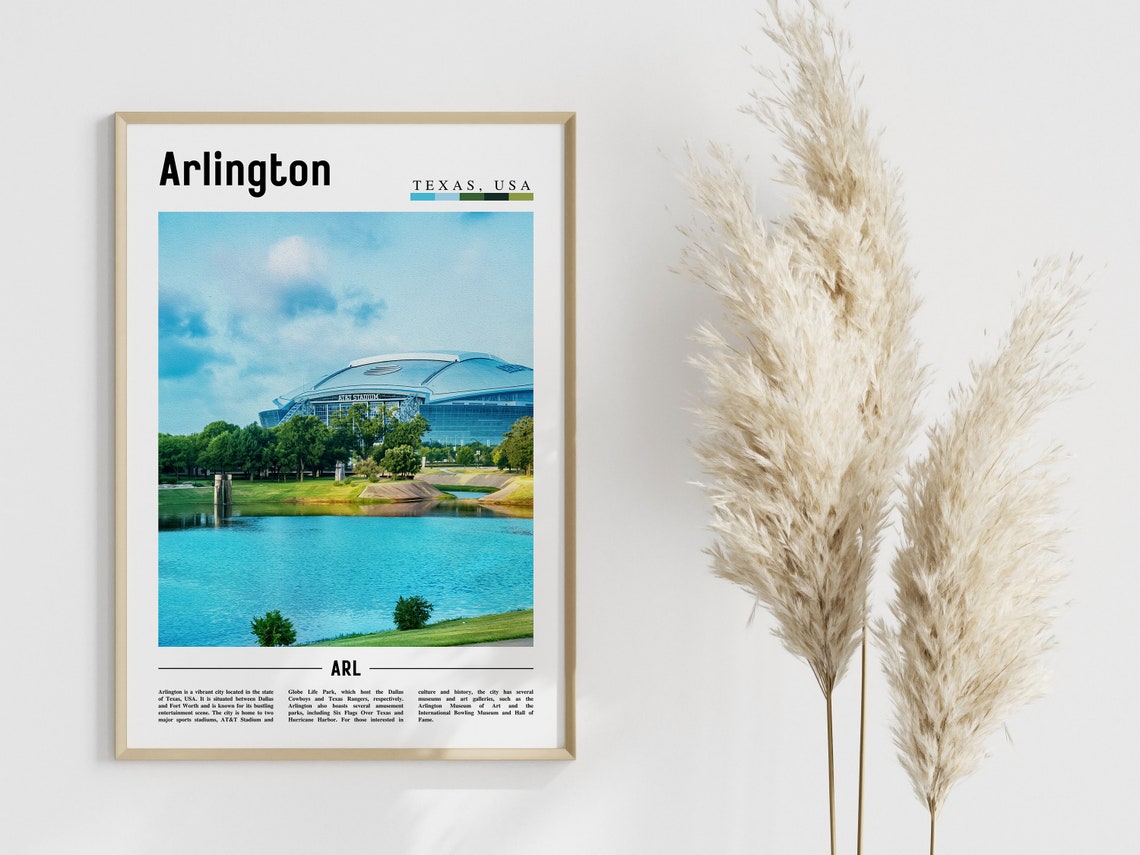 Arlington Poster Arlington Print Arlington Wall Art United States Photo United States Poster United States Print - Image 3