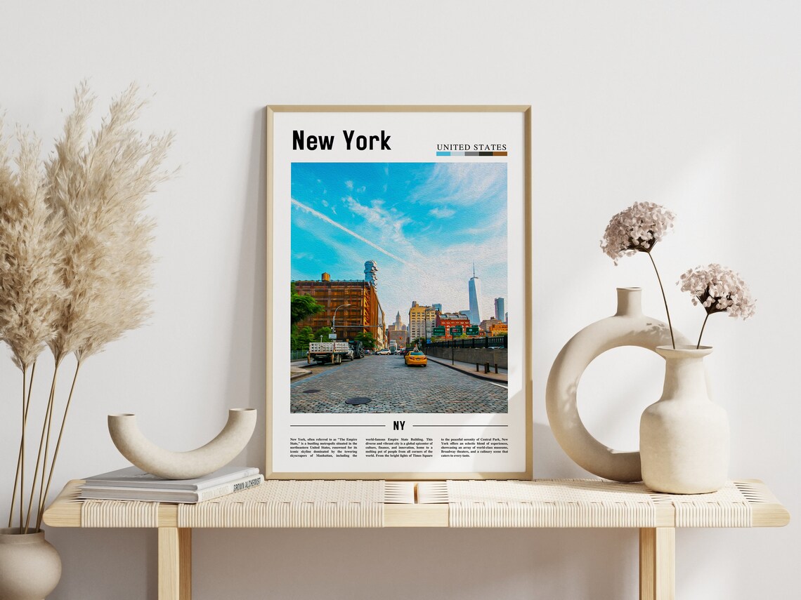 New York Travel Poster, NYC Wall Art Print - Image 6