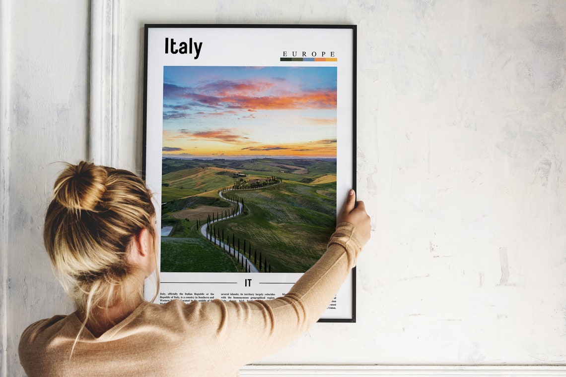 Italy Poster Italy Print Italy Wall Art Italy Photo Italy Poster Italy Print Italy Wall Art Minimal Travel Poster - Image 5