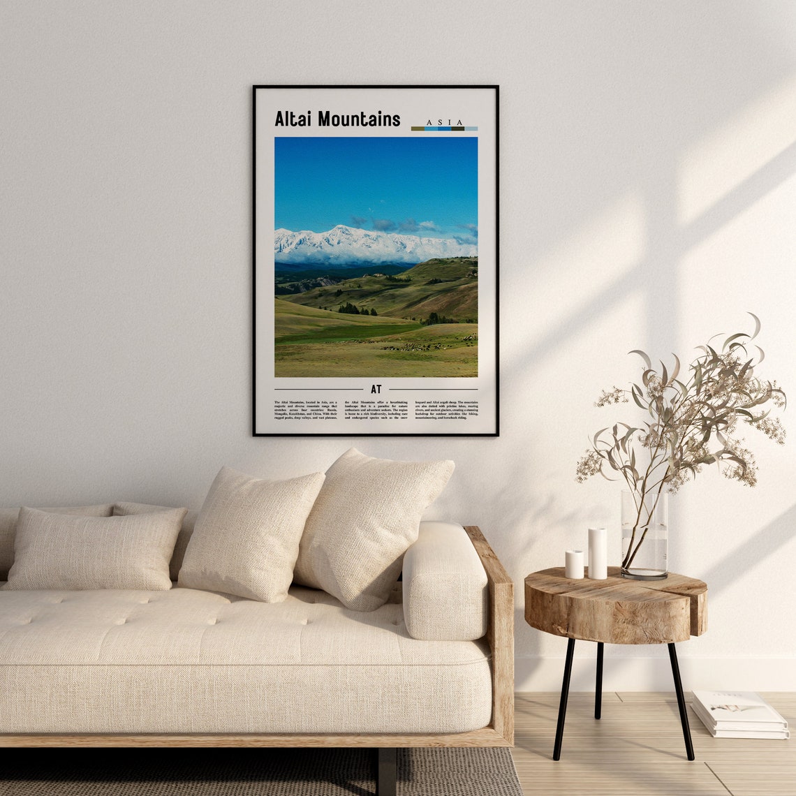 Altai Mountains Poster Altai Mountains Print Altai Mountains Wall Art Asia Print Asia Poster Asia Photo Travel Poster - Image 2