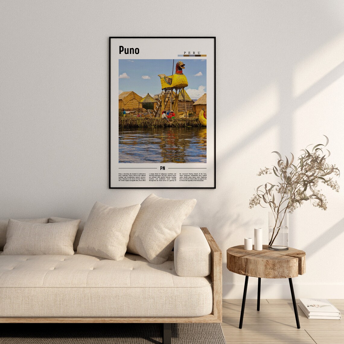 Puno Travel Poster, South America Landscape - Image 2